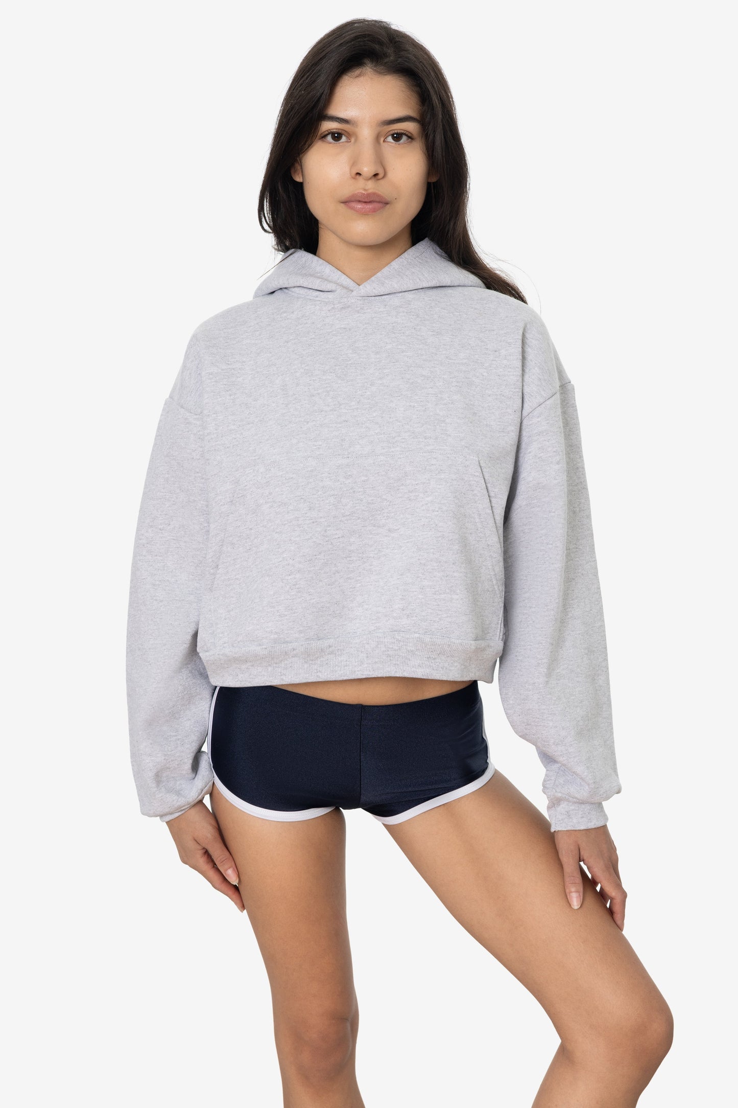 HF19 - Heavy Fleece Cropped Hoodie (Piece Dye)
