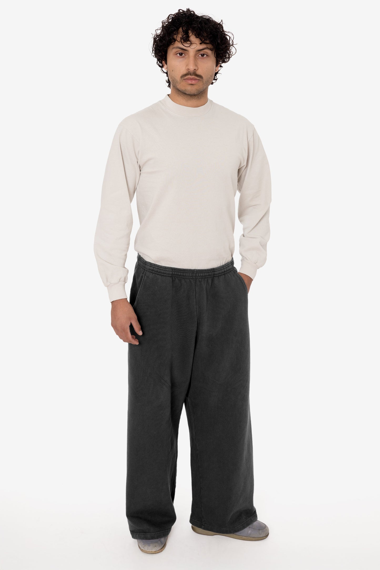 HF45GD - Heavy Fleece Extra Wide Mens Sweatpants