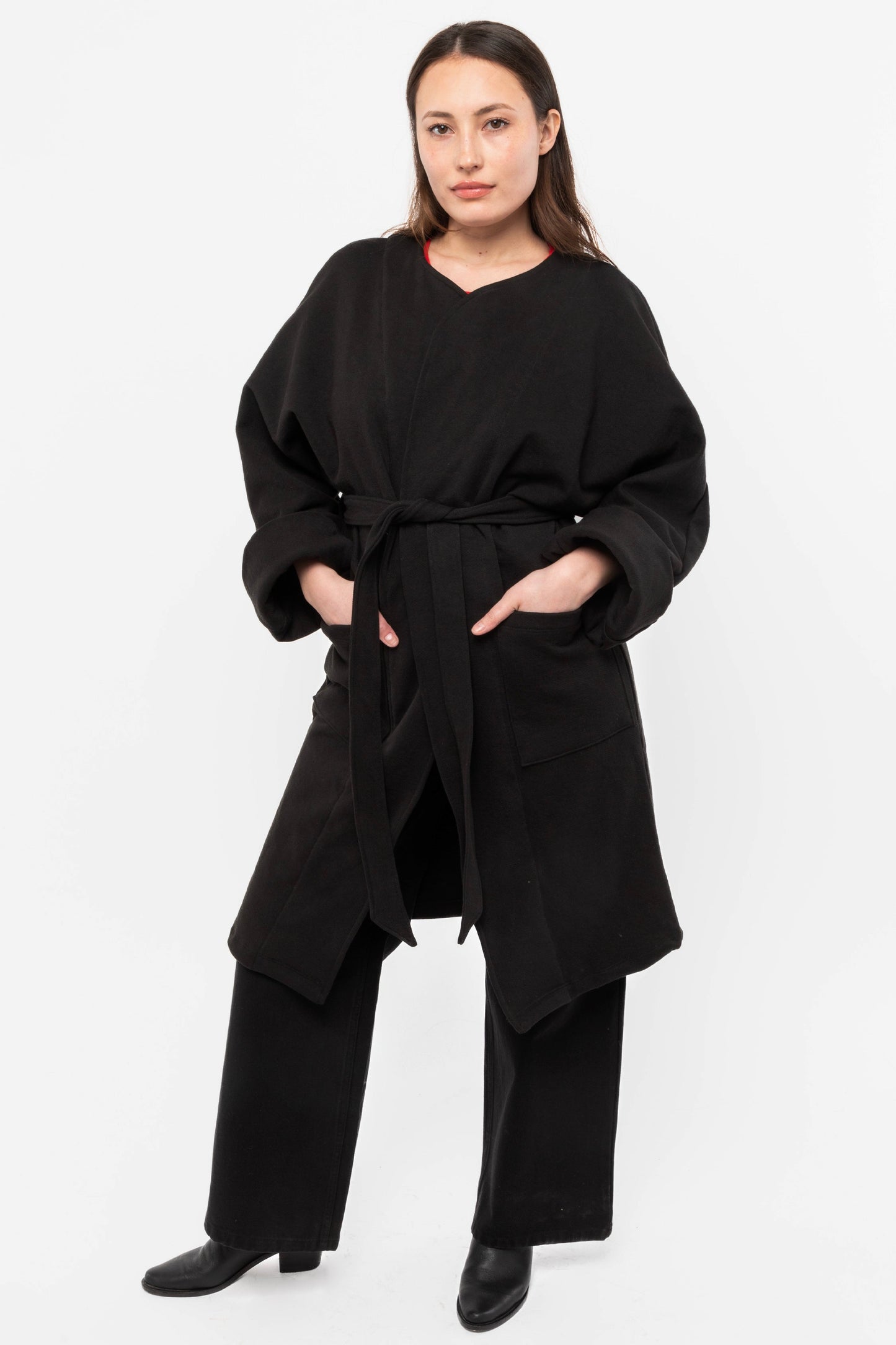HF50GD - Heavy Fleece Wrap Coat