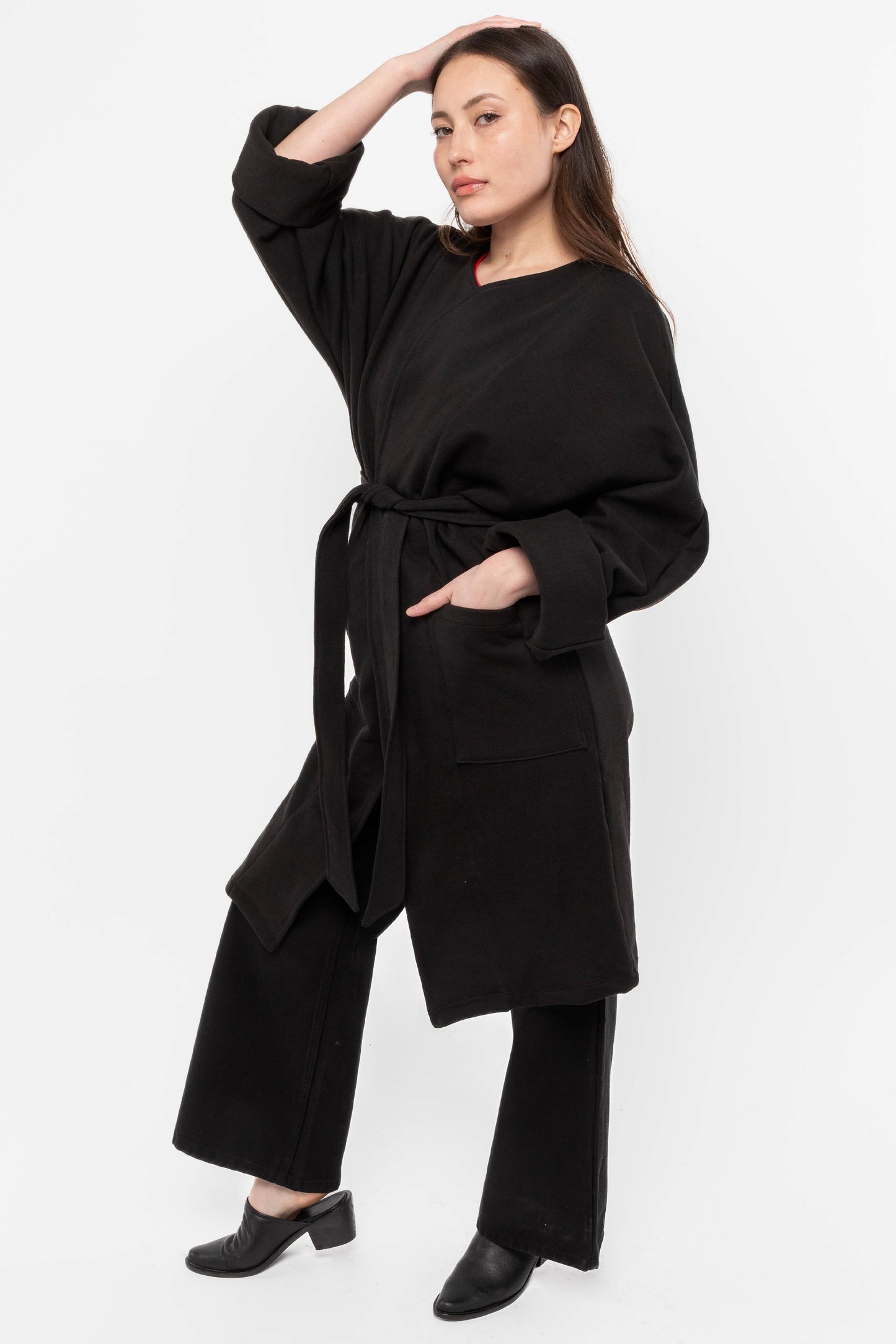 HF50GD - Heavy Fleece Wrap Coat