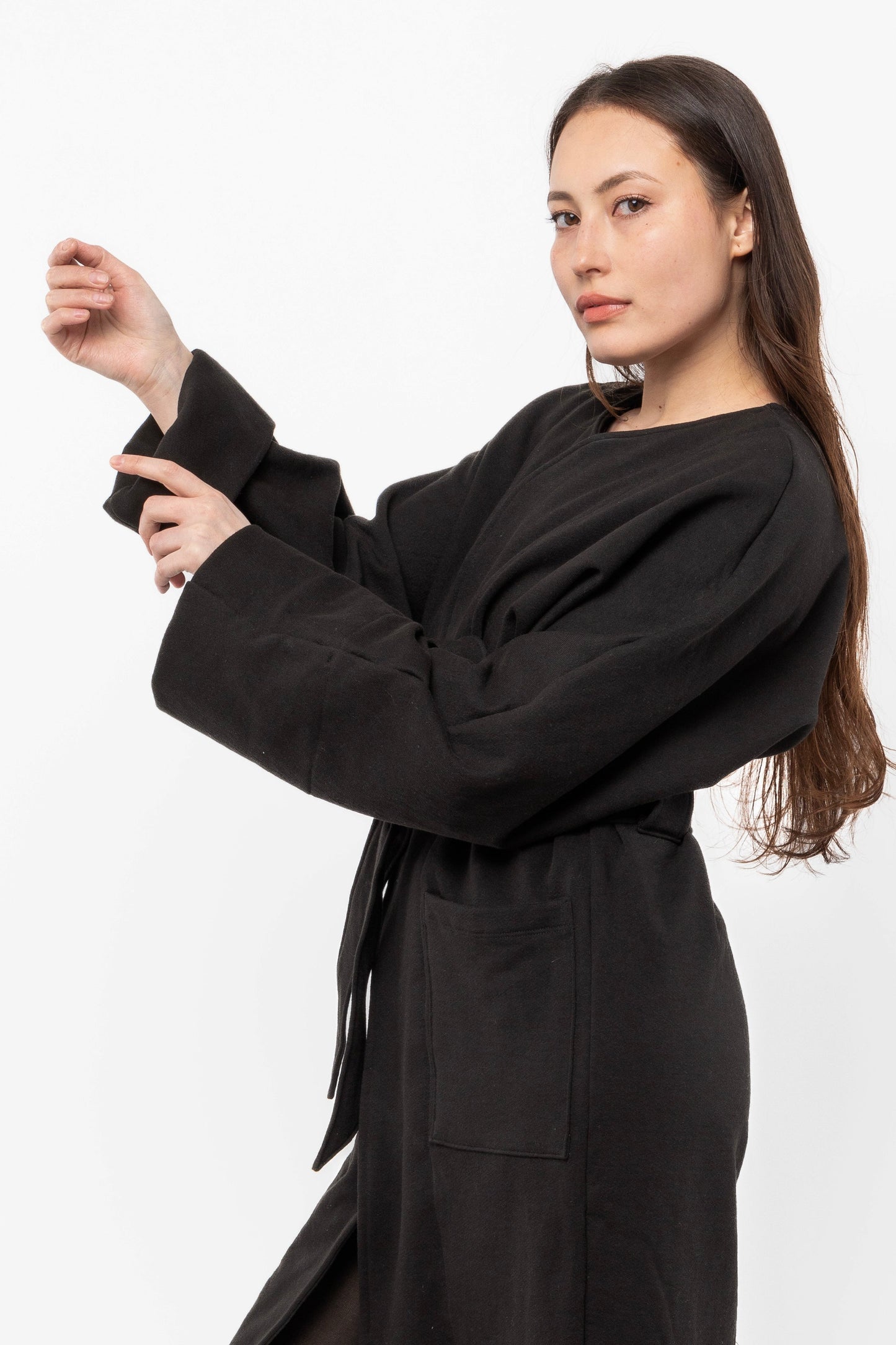 HF50GD - Heavy Fleece Wrap Coat