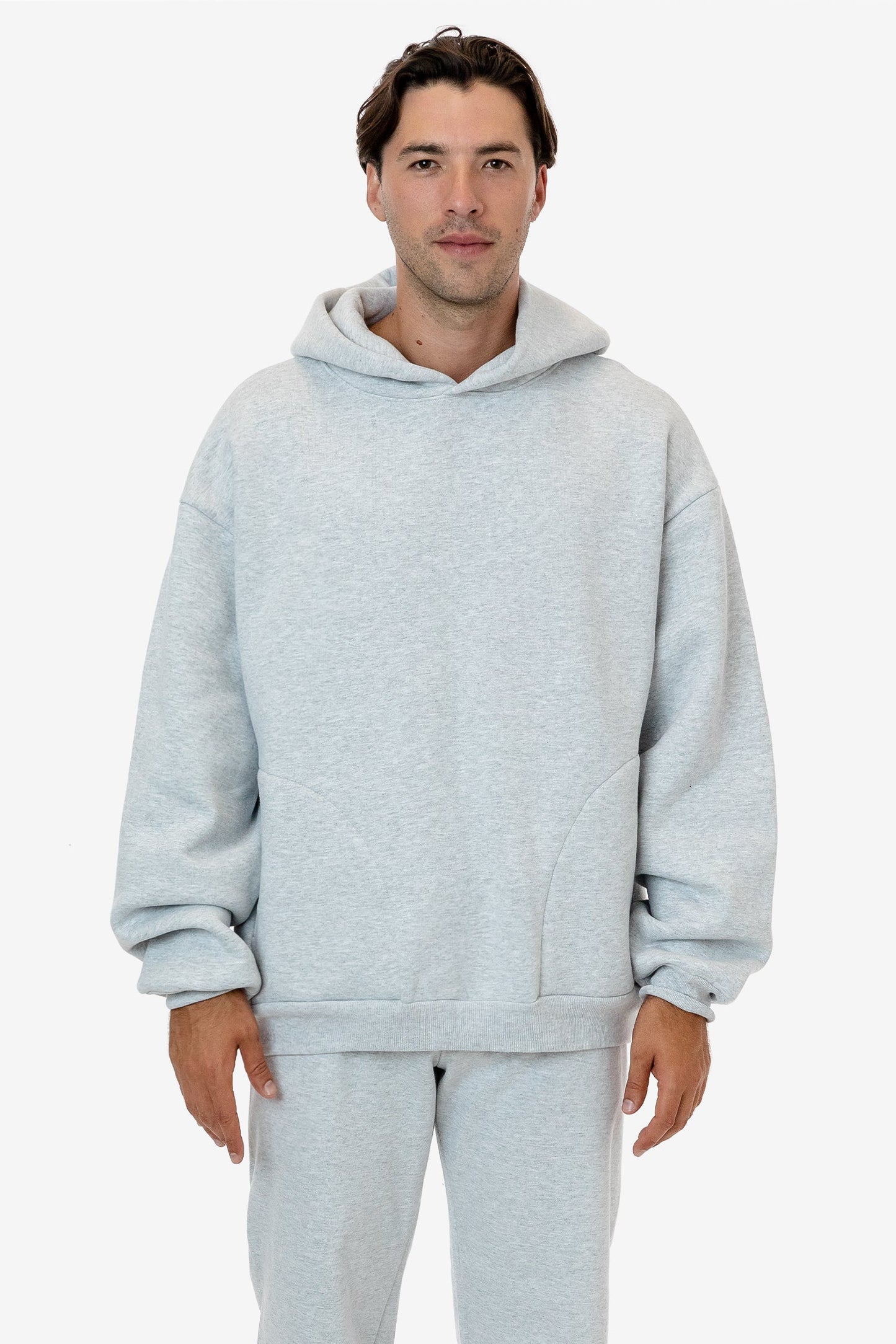 HFX409 - Heavy Fleece Wide Hoodie (Piece Dye)