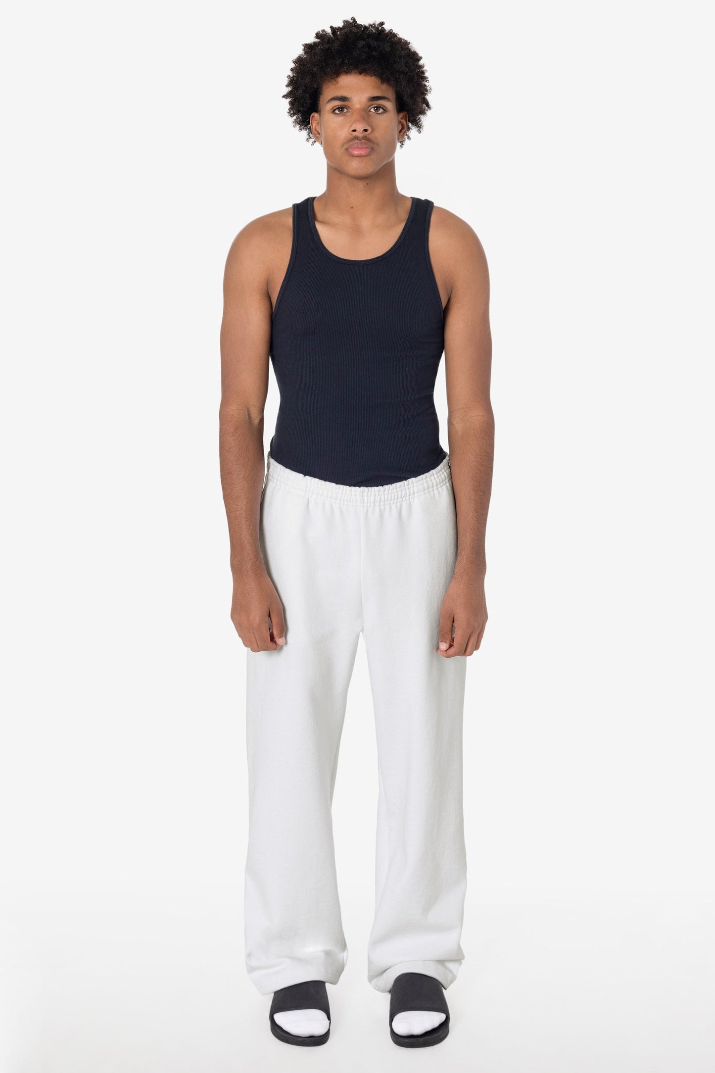HF05 - Heavy Fleece Wide Leg Sweatpants (Piece Dye)