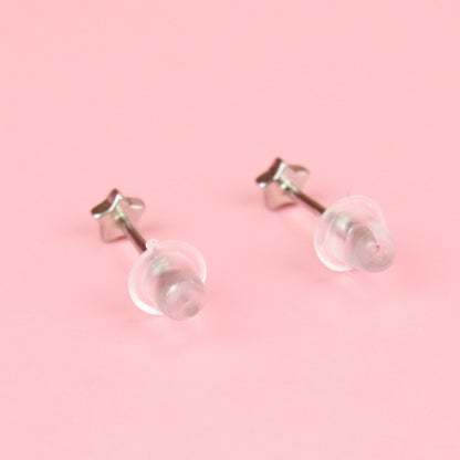 Sterling Silver Star Studs