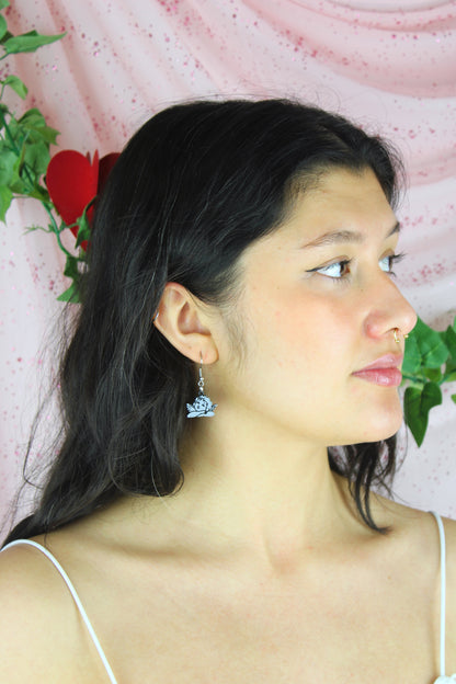 Stupid Cupid Earrings - Silver
