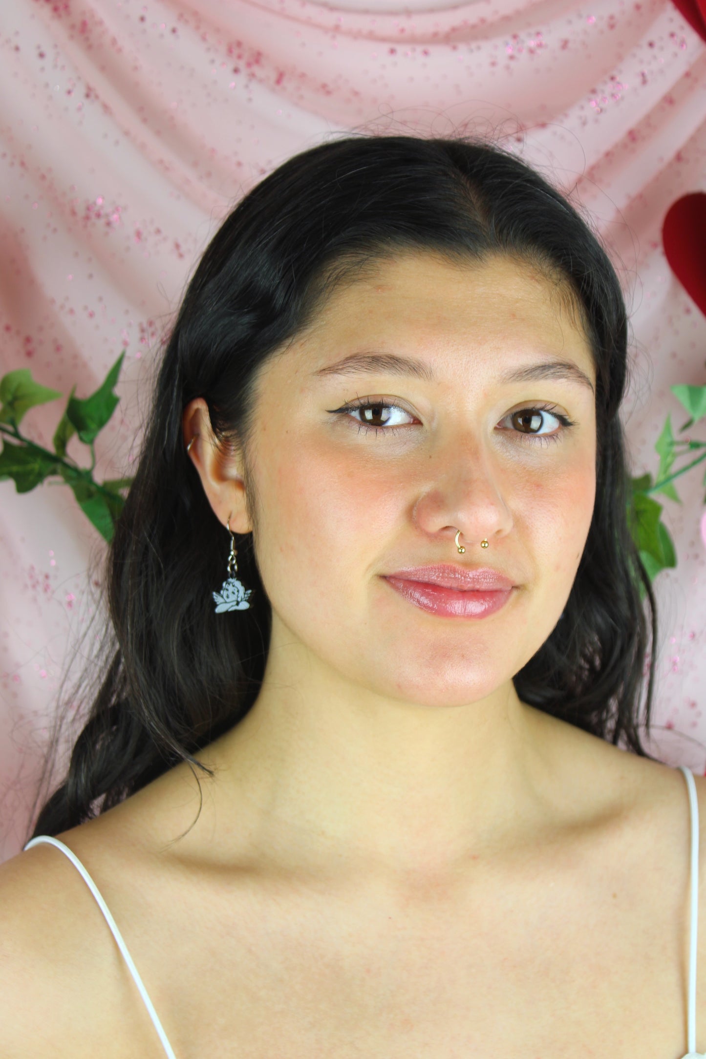 Stupid Cupid Earrings - Silver