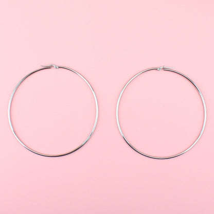 The Bigger The Hoop Earrings (85mm)