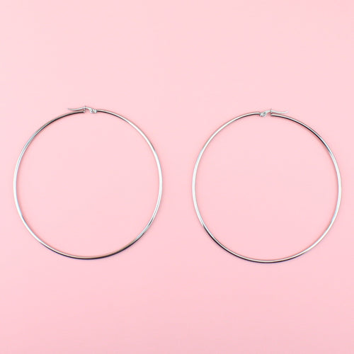 The Bigger The Hoop Earrings (85mm)
