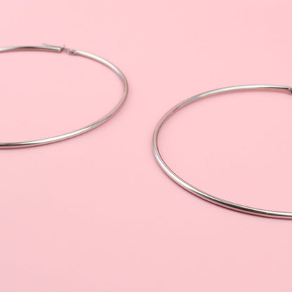 The Bigger The Hoop Earrings (85mm)