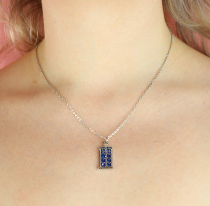 Tardis Necklace