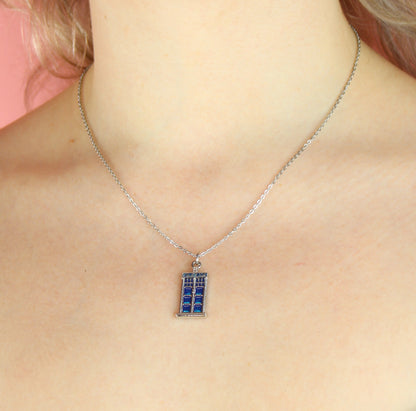 Tardis Necklace