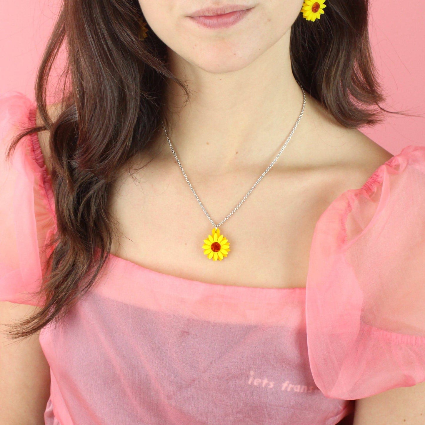 Sunflower Necklace