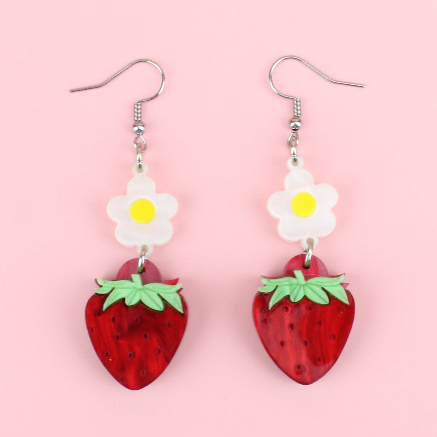 Strawberries On A Summer Evening' Earrings