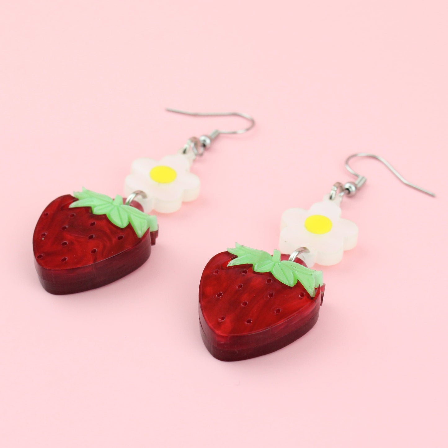 Strawberries On A Summer Evening' Earrings