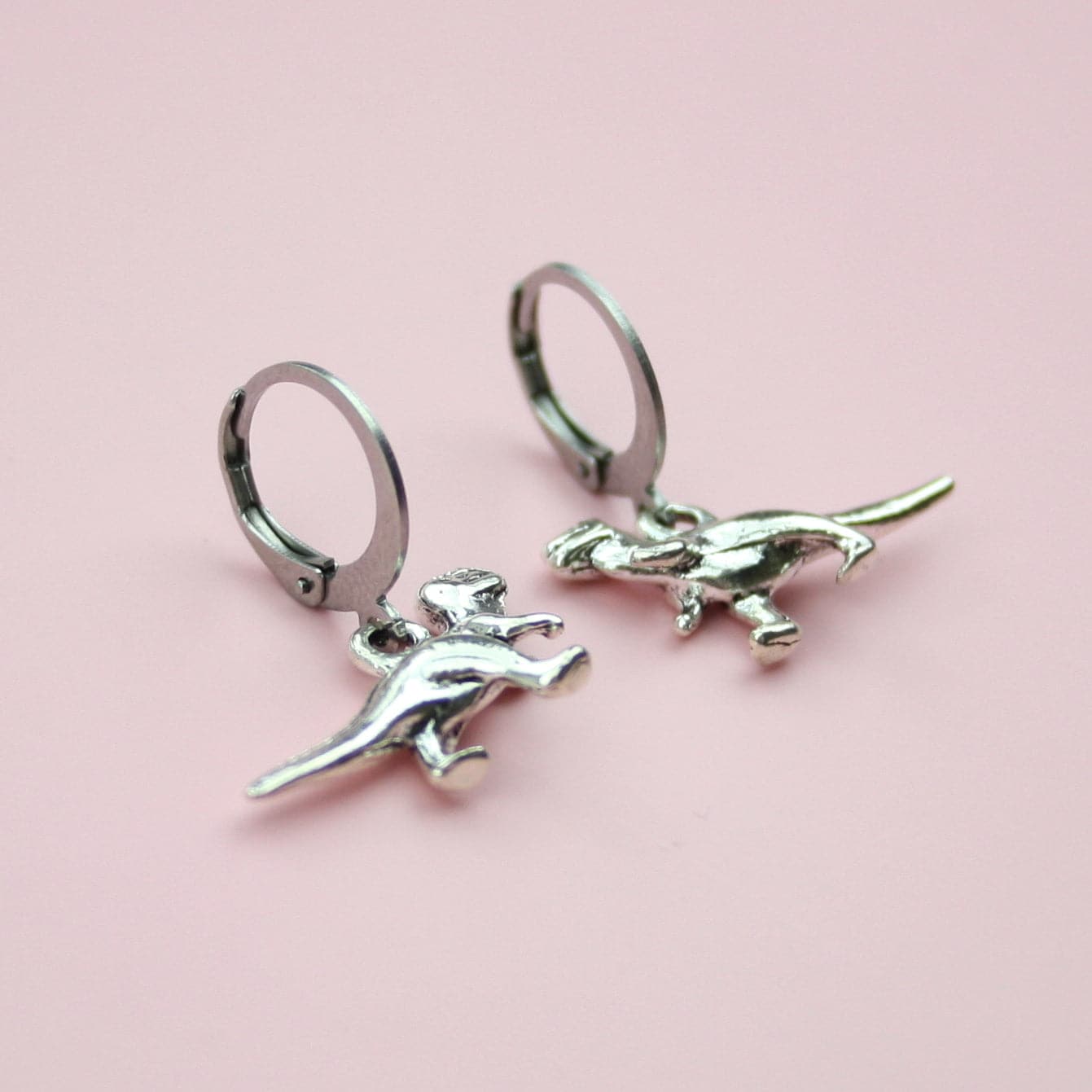 T-Rex Hoop Earrings