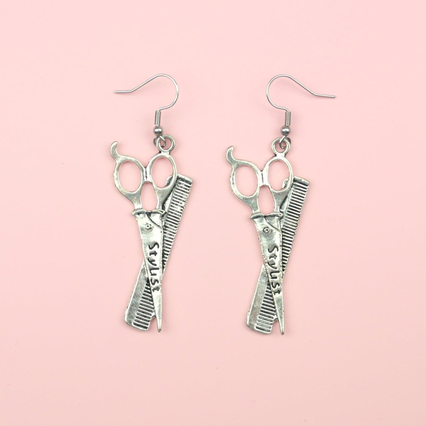 Stylist Scissor & Comb Earrings