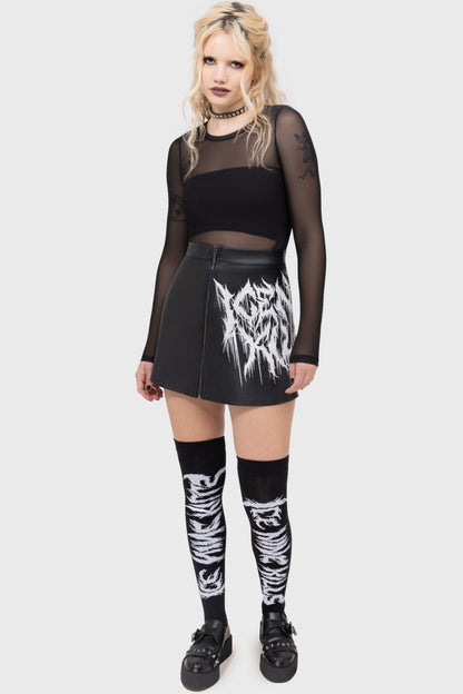 INK Logo Mini Skirt