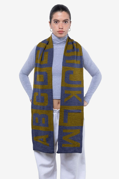 JQSCARF04 - Alphabet Scarf