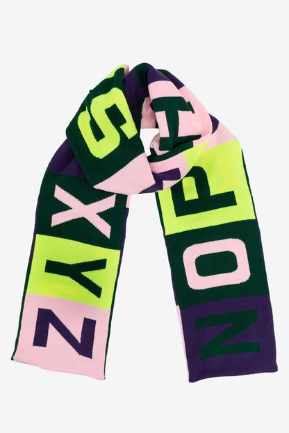JQSCARF04 - Alphabet Scarf