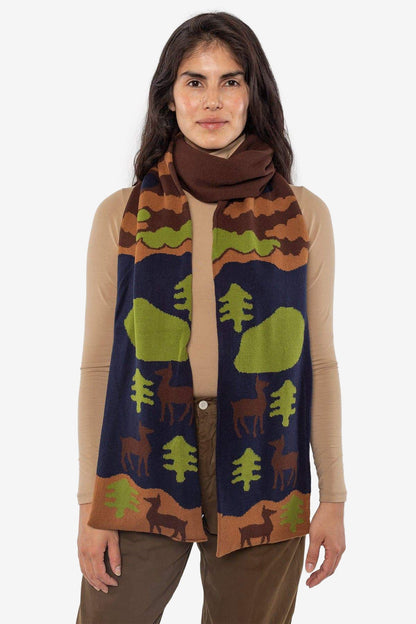 JQSCARF10 - Woodland Creature Scarf