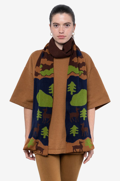 JQSCARF10 - Woodland Creature Scarf
