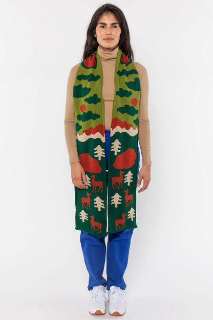 JQSCARF10 - Woodland Creature Scarf