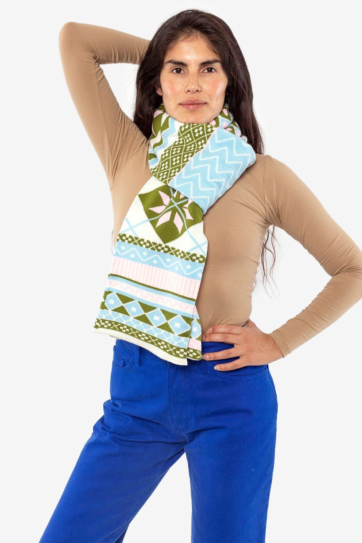 JQSCARF11 - Fair Isle Scarf