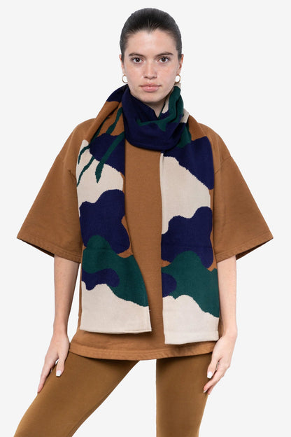 JQSCARF13 - Abstract Blob Scarf