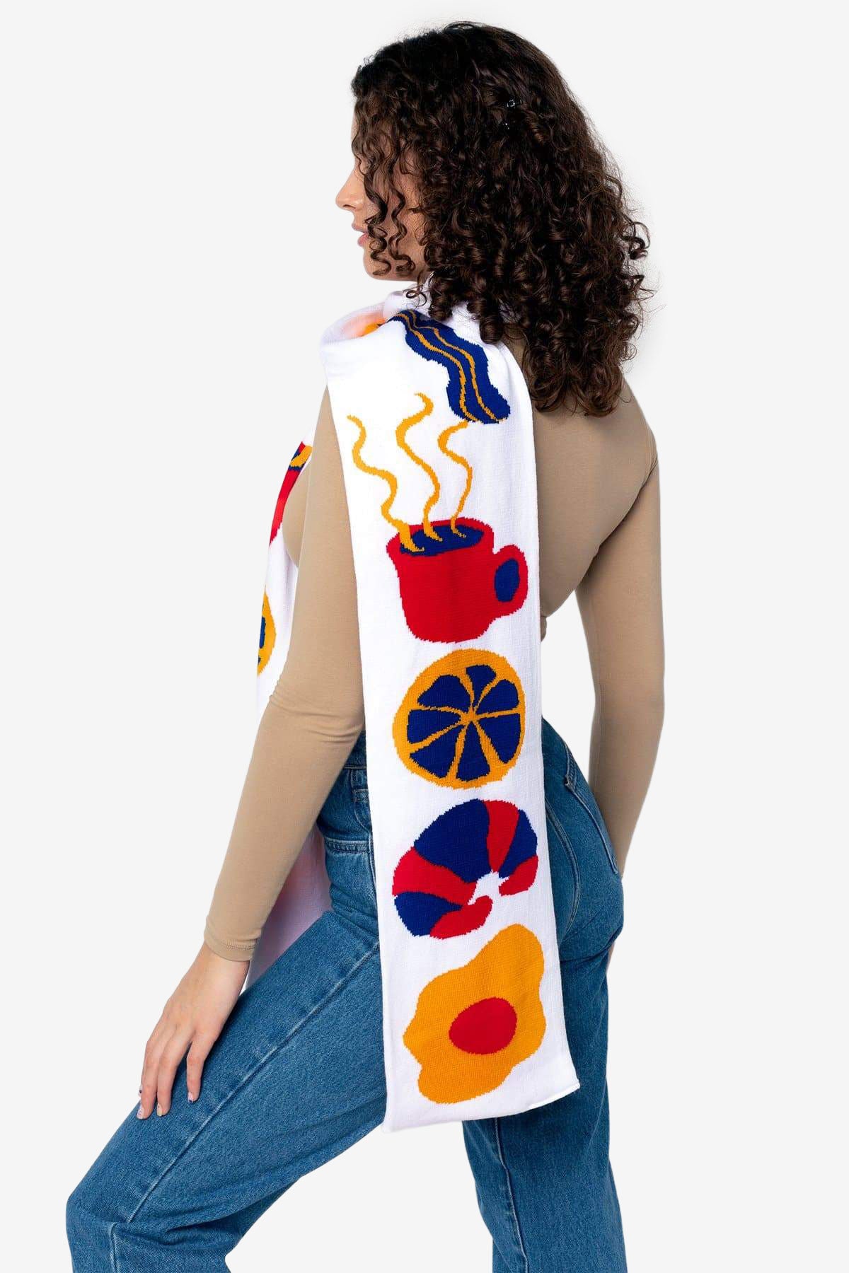 JQSCARF14 - Le Petit Déjeuner Scarf