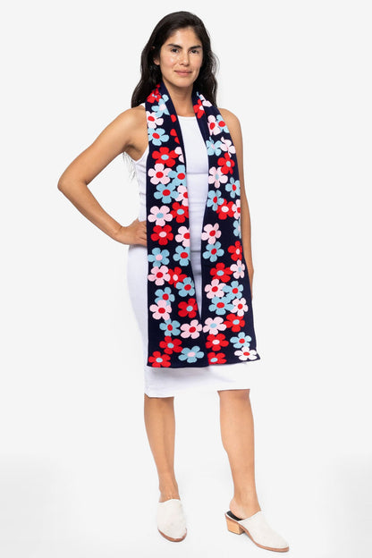 JQSCARF35 - Daisy Vine Scarf
