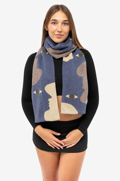 JQSCARF36 - Surrealist Scarf