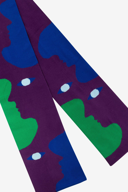 JQSCARF36 - Surrealist Scarf