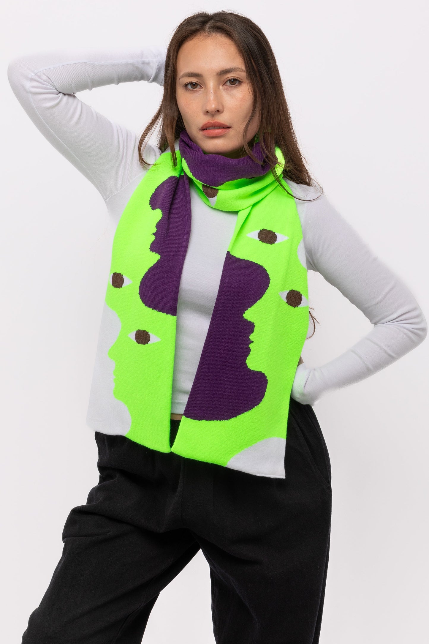 JQSCARF36 - Surrealist Scarf