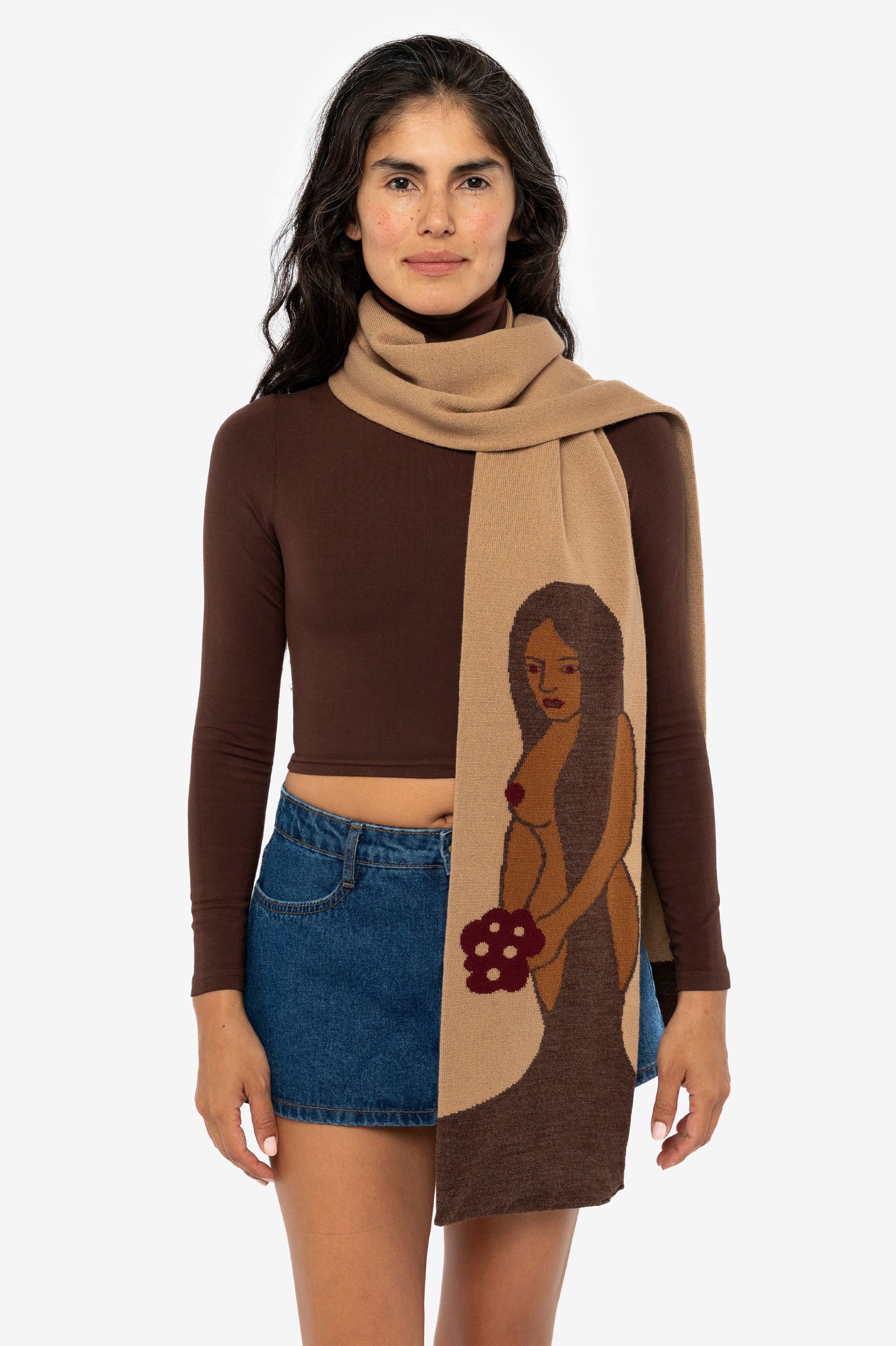 JQSCARF42 - Nude Woman Scarf