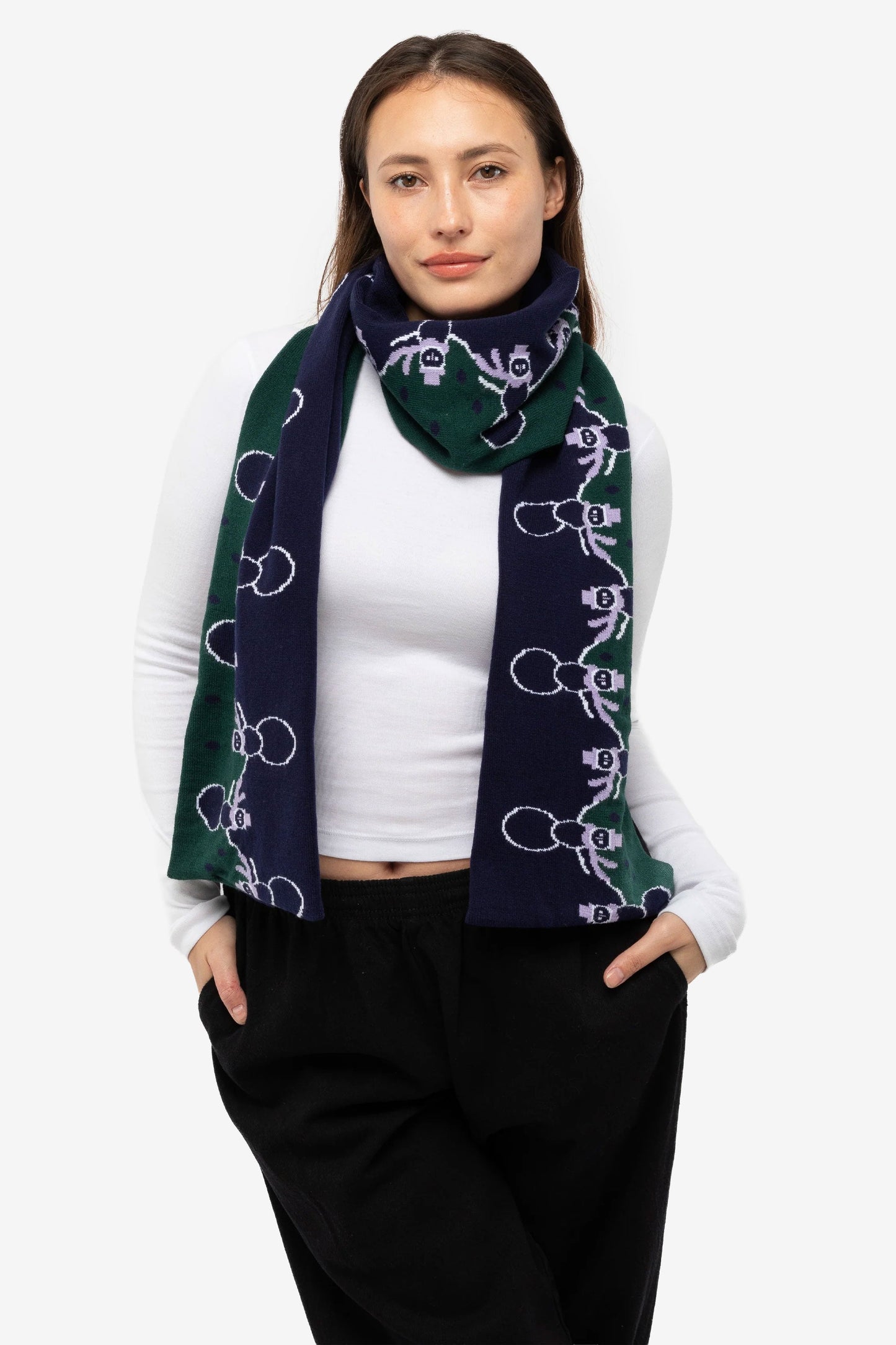 JQSCARF44 - Snowman Scarf