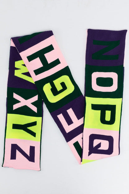 JQSCARF04 - Alphabet Scarf