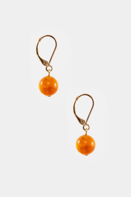 JWL10MM - 10mm Round Lucite Drop Earrings