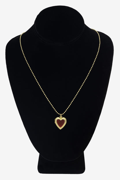 JWLEHL - Enameled Heart Locket