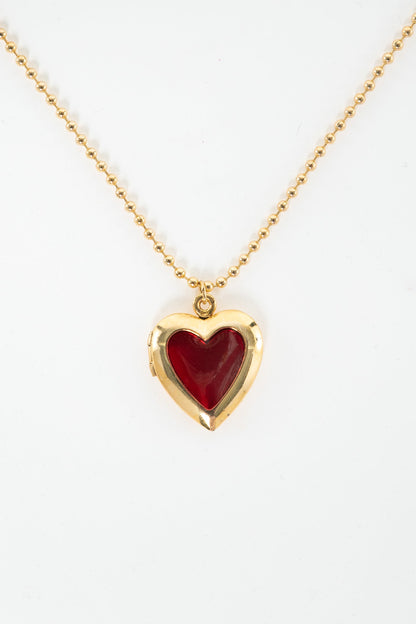 JWLEHL - Enameled Heart Locket