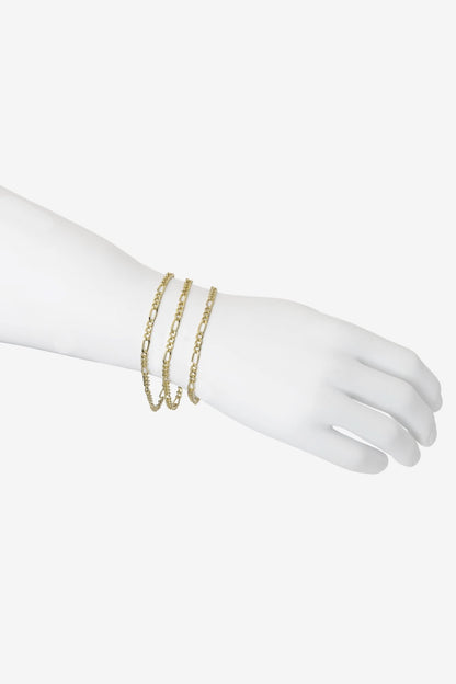 JWLFB - Unisex Figaro Chain Bracelet
