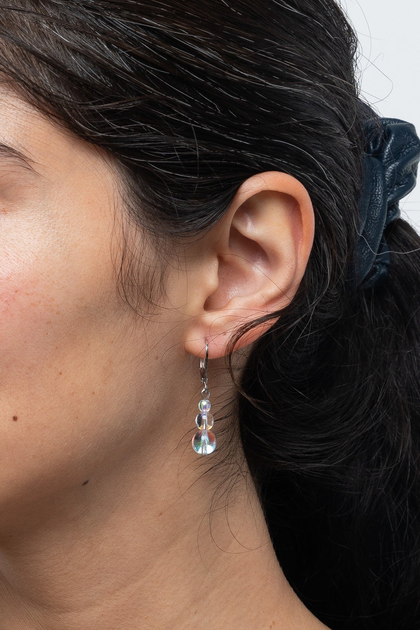 JWLIGD - Iridescent Glass Drop Earrings