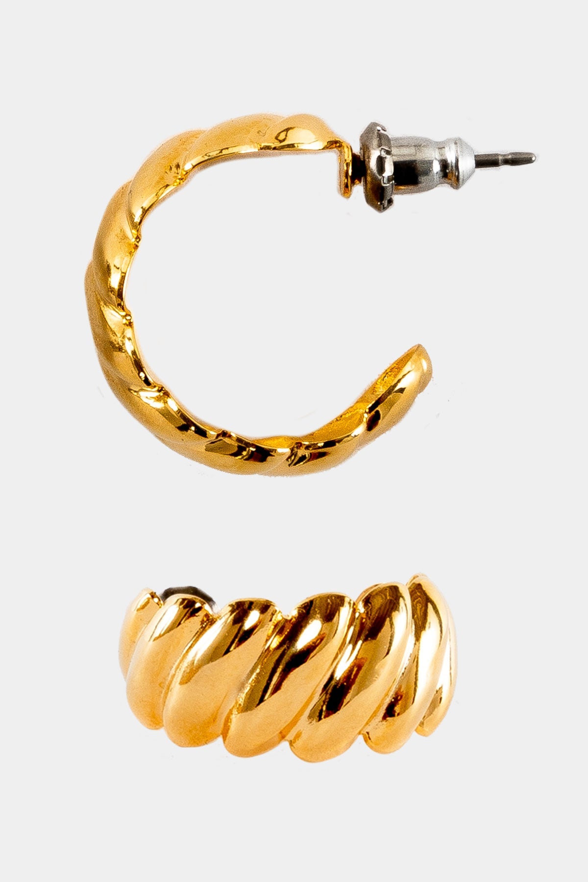 JWLMC - Croissant Hoop Earrings