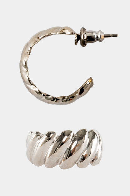 JWLMC - Croissant Hoop Earrings