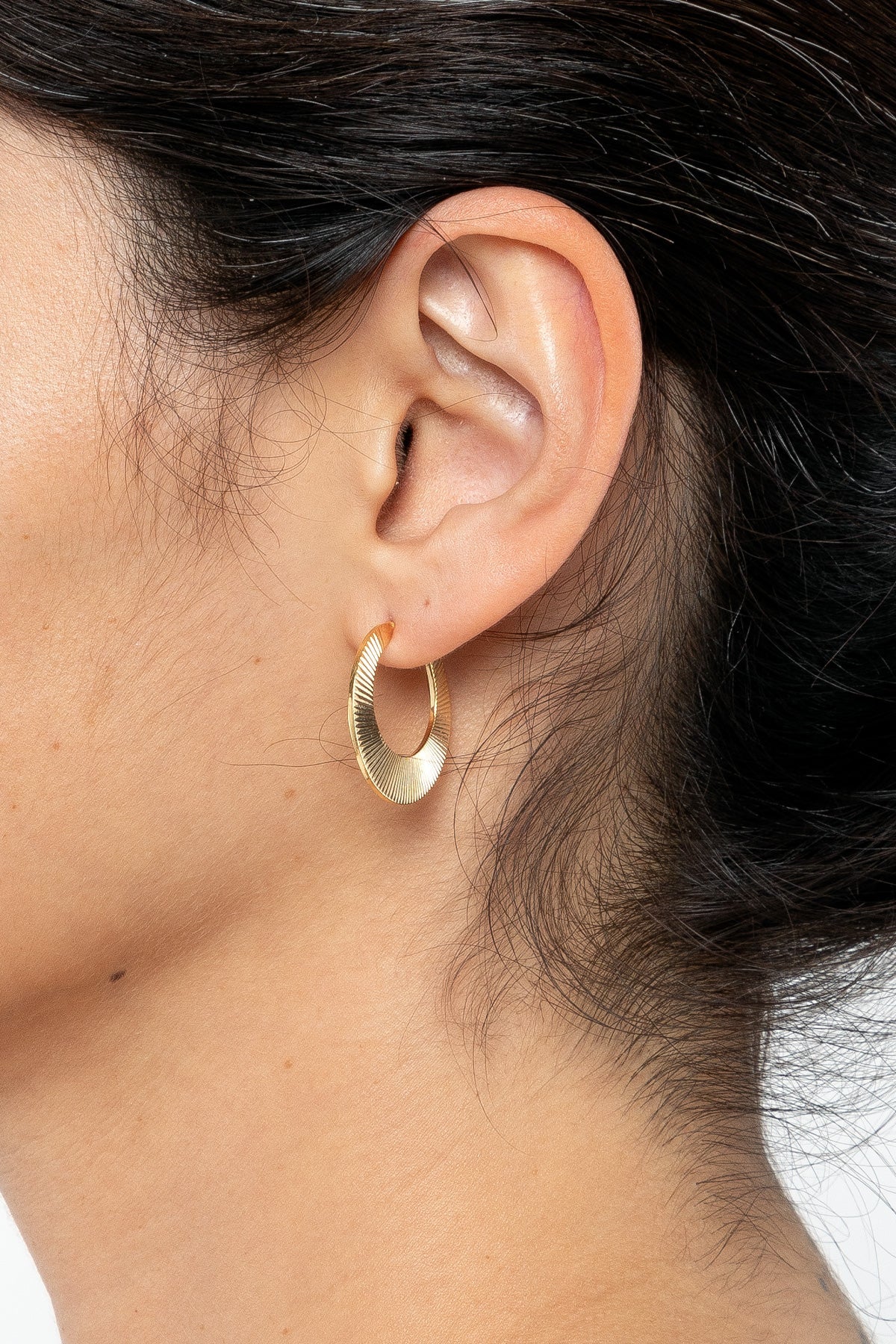 JWLSM - Small Moon Hoop Earrings