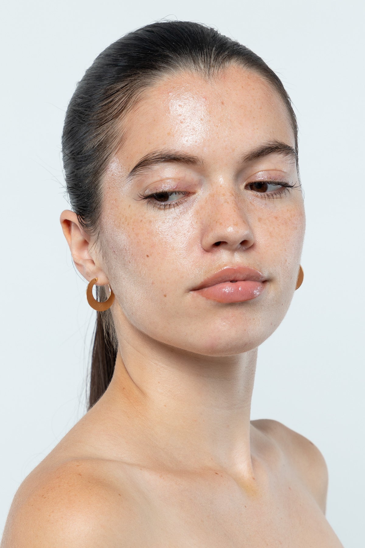 JWLSM - Small Moon Hoop Earrings