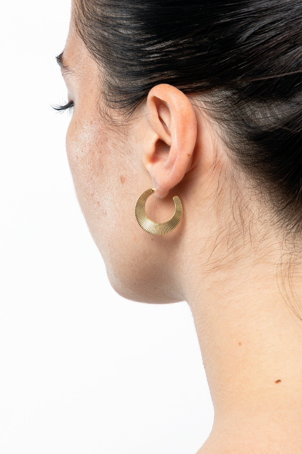 JWLSM - Small Moon Hoop Earrings