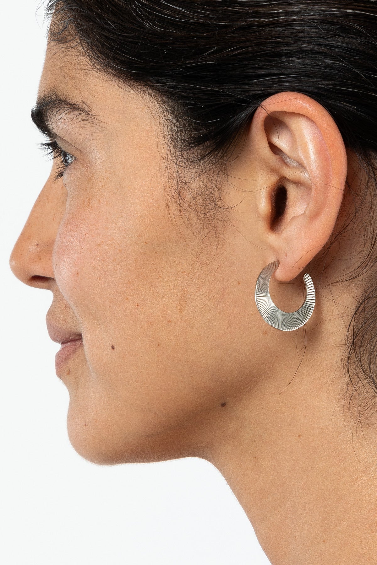 JWLSM - Small Moon Hoop Earrings