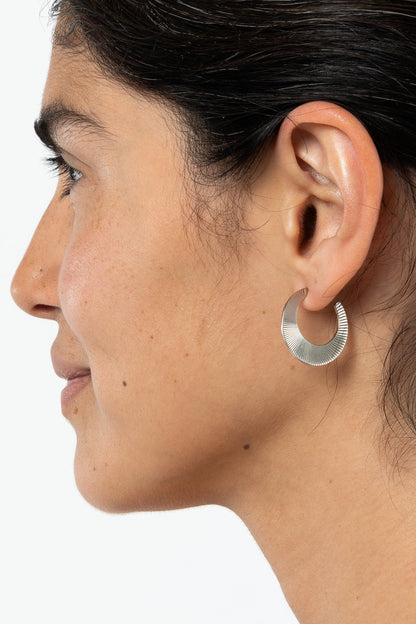 JWLSM - Small Moon Hoop Earrings