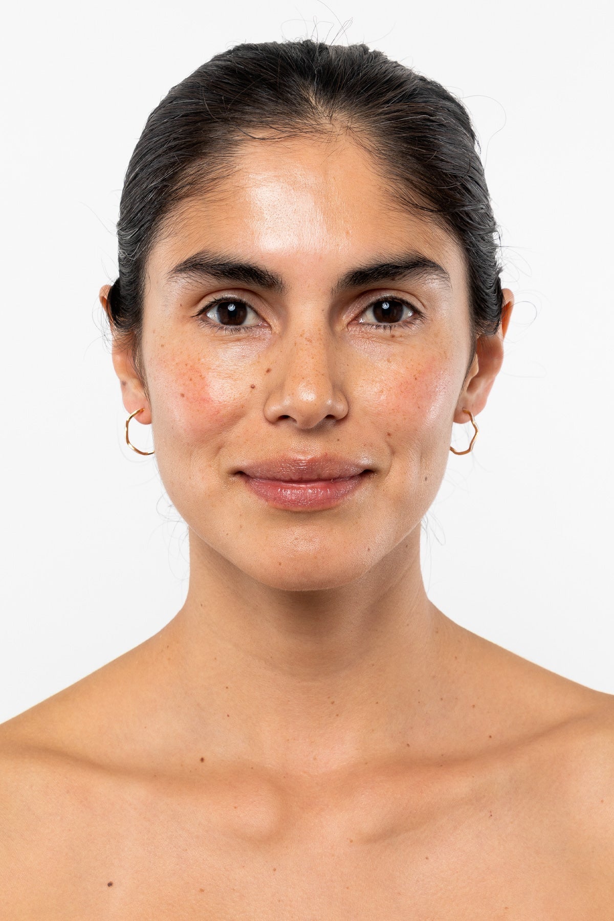 JWLWEH - Wavy Enameled Hoop Earrings