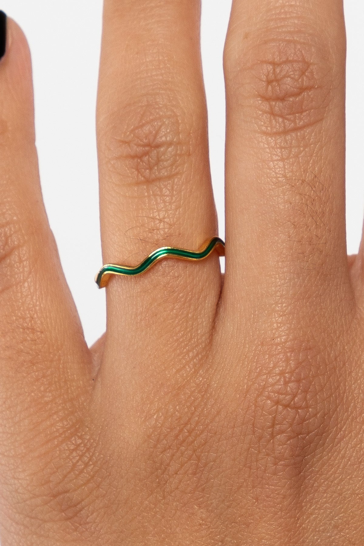 JWLWER - Wavy Enameled Stacking Ring